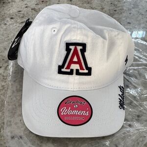 University of Arizona Zephyr Women's White and Red Logo Hat